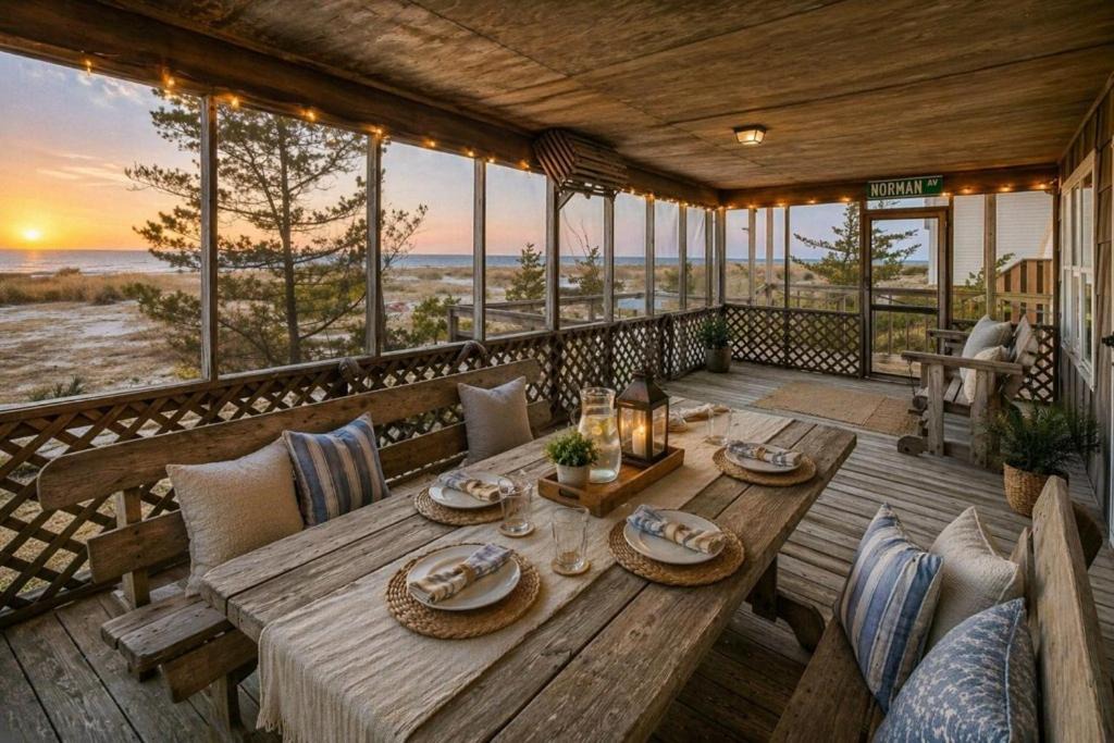 Broadkill Beach House | Retro Style Beachfront Getaway - Pet Friendly