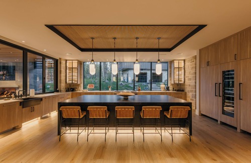 Mountain Village House | Brand New Modern Home with Guest House by InvitedHome | Hot Tub, Theater, Gym