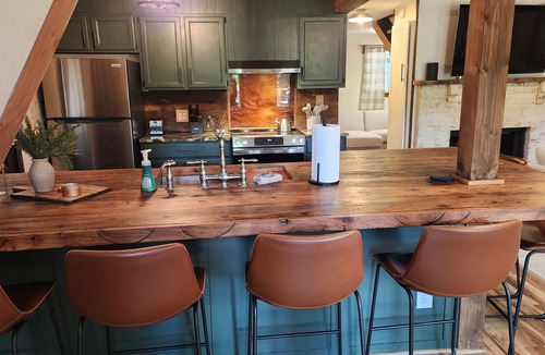 Marble Falls Ski Chalet | Charming A frame Chalet w/hot tub in Marble Falls