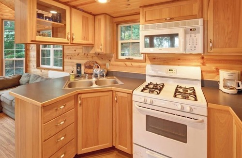 Olga Cabin | Cozy 1BR Waterfront Cabin with Mountain Views