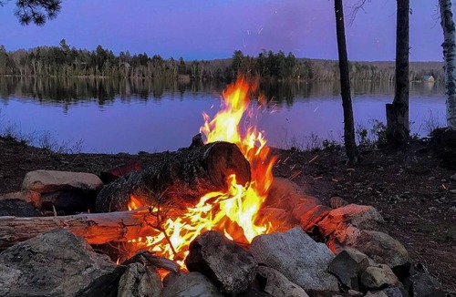 Shin Pond Cabin | Cozy & Rustic Waterfront Cabin, Perfect for Couples at Mt. Chase Lodge!