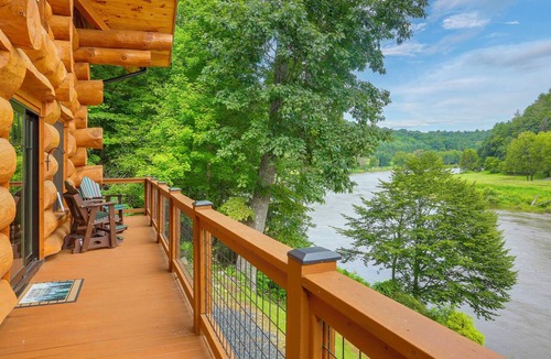 Sparta Cabin | Fish, Float & Relax! Riverfront Retreat in Sparta