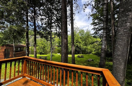 Crystal Falls Cabin | Riverfront Cabin #8.