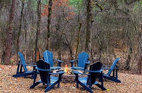Hochatown House | Sauna Cabin Hot Tub Vintage Jukebox Fire Pit