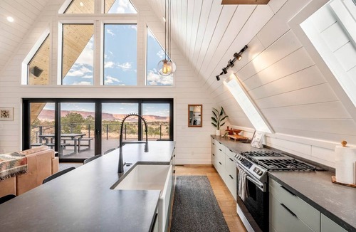 Torrey Cabin | Secluded A-frame with Stunning Desert Views in Torrey, Utah