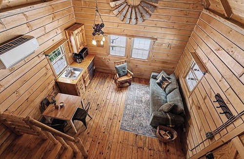Harbert Cabin | The Firefly | Cabin | Firepit | Close Warren Dunes