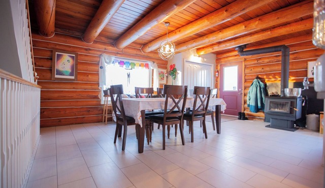 A Beautiful Country Log Home in Strathcona County, Alberta, close to Edmonton. in Ardrossan