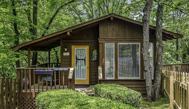 Aspen@The Woods Cabins - Charming cabin 5 minute walk to downtown Eureka Springs in Eureka Springs
