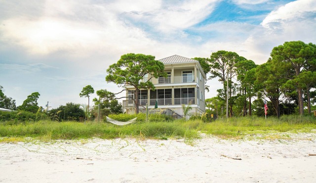 🏖️Beachfront🏖️ Forget your worries in this spacious and serene space ♡ in Alligator Point