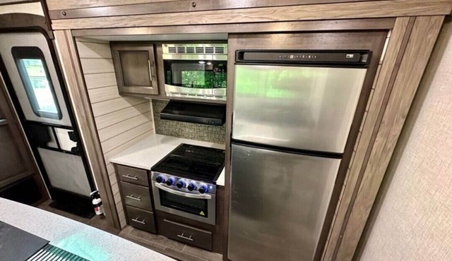 Black Fork River front fully functioning Camper in Lucas