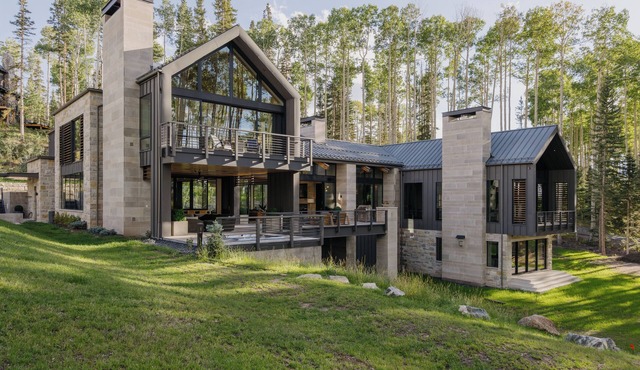 Brand New Modern Home with Guest House by InvitedHome | Hot Tub, Theater, Gym in Mountain Village