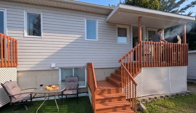 Chalet Studio #12 - Relaxing getaway with Wifi & AC in Cap-Saint-Ignace