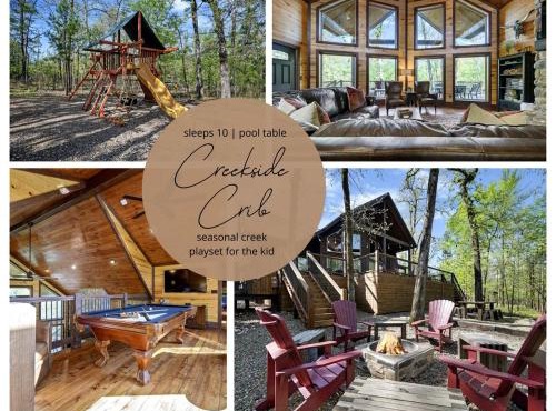 Creekside Cabin Perfect for Family Getaways in Broken Bow, Oklahoma in Broken Bow
