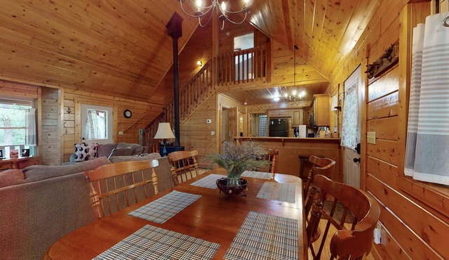 Gorgeous modern cabin with Ping-Pong, deck, grill, pool & tennis - dogs welcome in Ranger