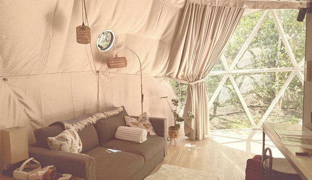 Large Glamping Geodesic Dome just minutes from Algonquin Park East Gate. in Maynooth