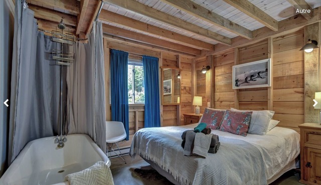 Le St-Moritz : Cute & Cozy cottage in Village Suisse Resort, heart of Val-David in Val-David