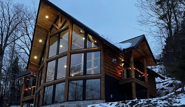 Mountain - Ski - Spa - Domaine du Massif | Log cabin on the slopes in Saint-Philémon