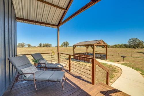 Pond & Grazing Cattle! Rural Getaway Near Van in Grand Saline
