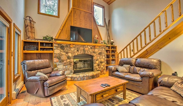 Riverfront Manton Cabin w/Pool Table & Fire Pit! in Manton