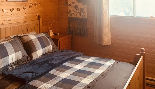 Rustic all season 2 bedroom cabin Patricia Beach great ice fishing! in Scanterbury