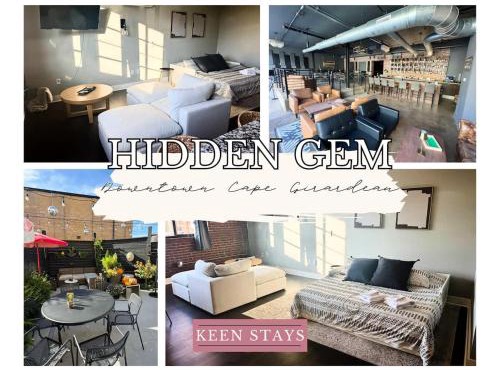 Studio Apt King Bed Full Kitchen By KeenStays in Cape Girardeau