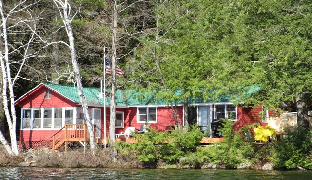 Sylvan Lodge A secluded lake front family cabin in the Adirondack Mountains in Brant Lake