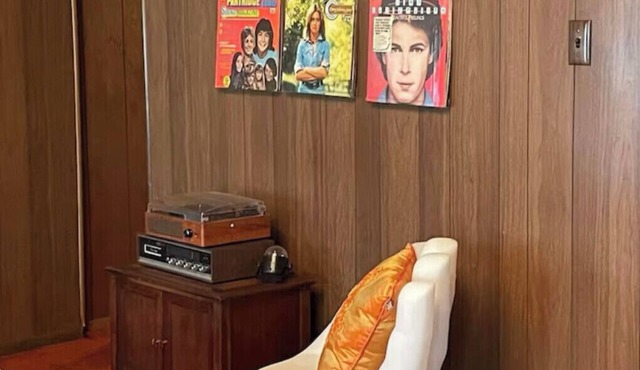 The Cool Cat is a spacious two bedroom 70's themed apartment located in Hamden, in Hamden
