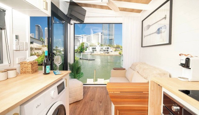 Tiny Home in the heart of Broadbeach - River & Skyline Views! in Broadbeach Waters