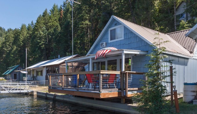 Updated Waterfront Cabin With Large Private Dock, Stunning Views in Loon Lake
