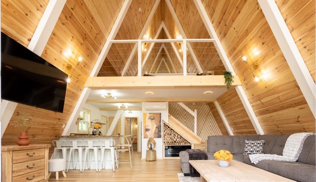 Valhalla Cabins AFrames with hot tubs & sauna in Cosby