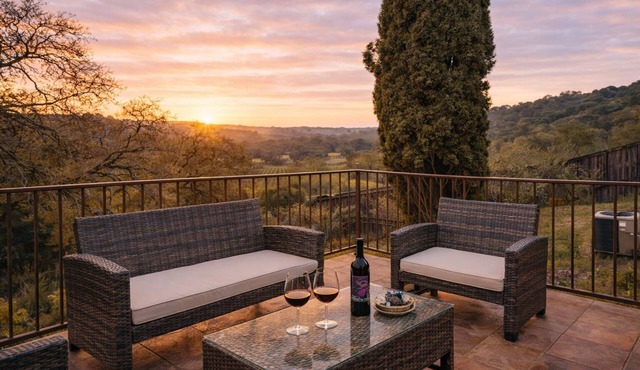 Vineyard View Retreat Fire Pit Wine Tasting Perks in Healdsburg